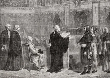 Rey Luis XVI ante la Convención, 26 de septiembre de 1792
